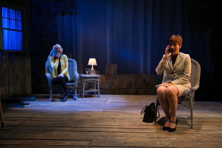 Julianne talks to her daughter in The Other Place at Rep Stage
